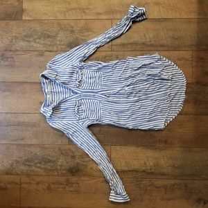 Slouch button down top size small